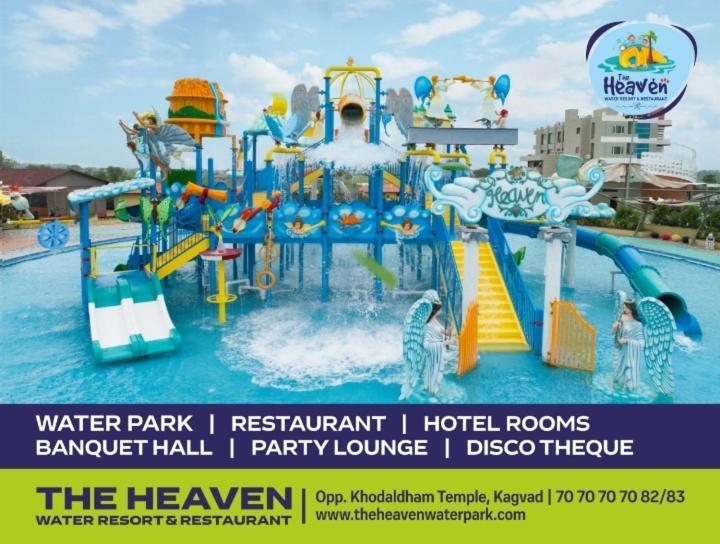 The Heaven Water Park And Resort & Restaurant Virpur Bagian luar foto