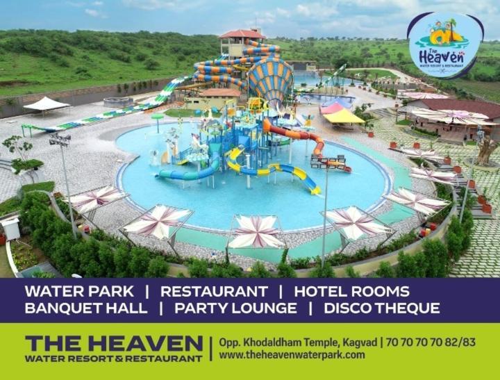 The Heaven Water Park And Resort & Restaurant Virpur Bagian luar foto